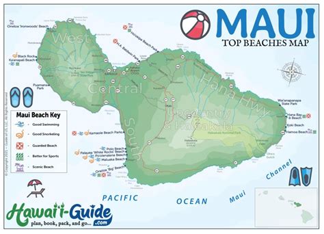 Maui Hawaii Printable Guide Maui Hawaii Maui Map Maui Vacation | Hot ...