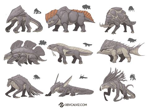 Creature Design - Deiv Calviz - Illustrations, Concept Art, Graphics ...