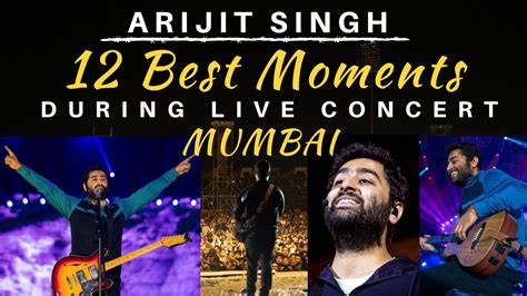 ARIJIT SINGH | Best Moments During Live Concert | Mumbai Concert 2020 ...