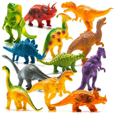 Snapklik.com : PREXTEX Dinosaur Figures For Kids 3-5+ (12 Plastic ...