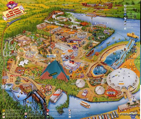 Thorpe Park map from 1997 | trainsandstuff | Flickr