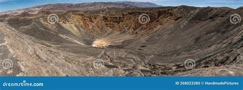 Ubehebe Crater Panorama - Death Valley Stock Photo - Image of adventure ...