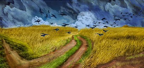 Wheatfield with Crows - Mohamed Saber