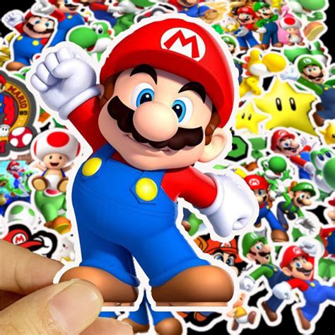 Super Mario Assorted Sticker | Etsy