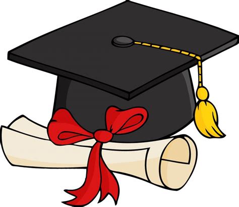 Graduation Caps Clipart | Free download on ClipArtMag