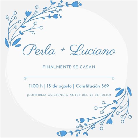 Plantillas para invitaciones de boda gratis | Canva