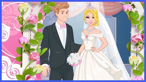 Barbie Wedding Dress Design game | Barbie dress up game | Barbie games ...