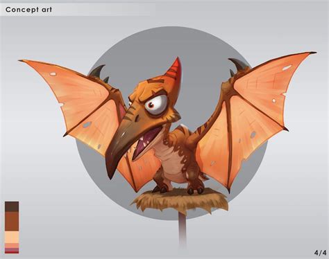 ArtStation - Pterodactyl, Alexander Trufanov | Character design ...