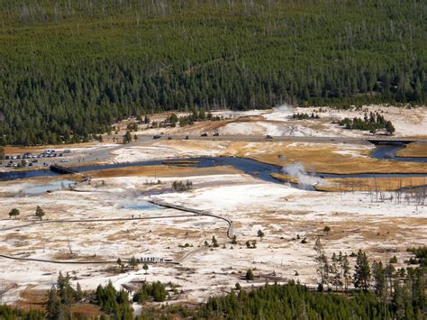 Biscuit Basin Overlook: Mystic Falls Trail, Yellowstone National Park ...