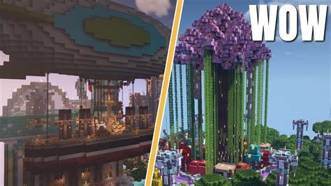 Some of the BEST Minecraft Skyblock Builds you will EVER see | How to ...