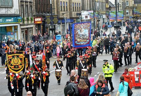 Apprentice Boys march in Inverness city centre