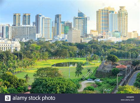 Manila, Philippines - Feb 4, 2018 : Manila city skyline in Philippines ...