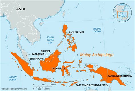 Malay Peninsula World Map