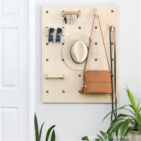 Easy Wood Wall Hooks DIY - Houseful of Handmade