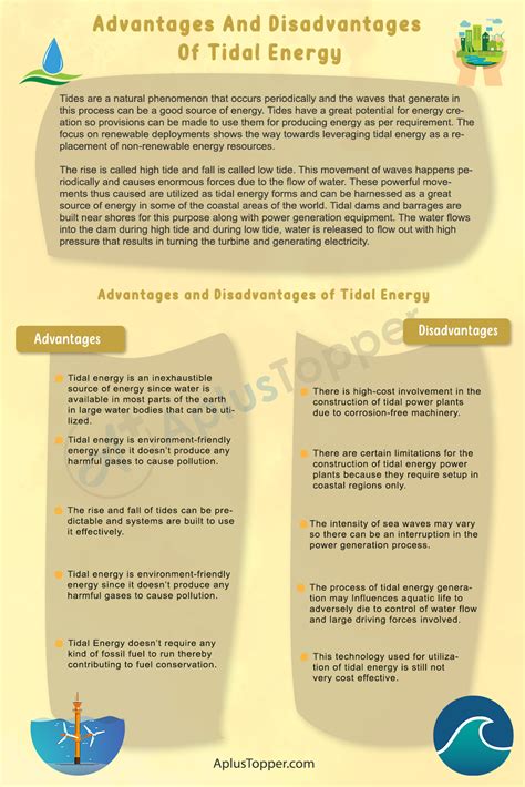 Advantages And Disadvantages Of Tidal Energy | Is Tidal Power The ...