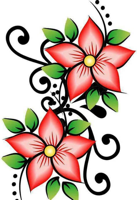 Pin by viodelda linares on minhas coisas | Easy flower drawings, Flower ...