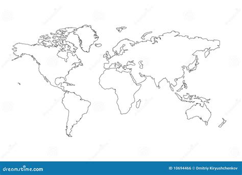 Map Outline World Stock Illustrations – 168,176 Map Outline World Stock ...