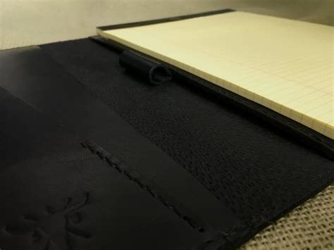 Personalized Black Leather Portfolio by SLWatelier on Etsy | Leather ...