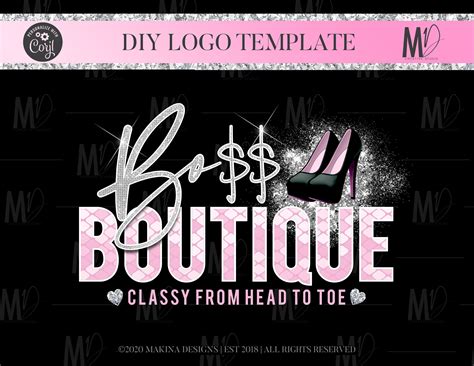 BOUTIQUE LOGO DESIGN, store logo, Logo design, Logo, Premade logo, Logo ...