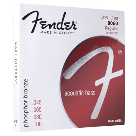 Fender Acoustic BASS Strings 45-100 PHOSPHOR BRONZE 073-8060-400 ...