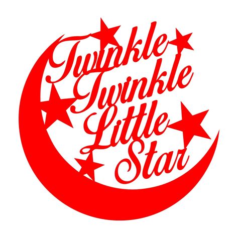 Twinkle Twinkle Little Star SVG PDF PNG Jpg Dxf Eps File | Etsy