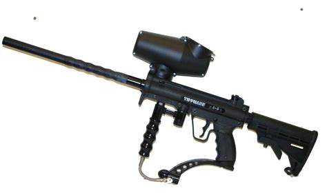 USED - Tippmann A5 Paintball Gun / Marker Loaded with Upgrades & Hopper ...