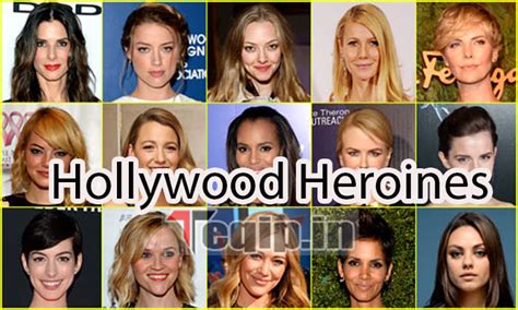 Hollywood Heroine Images With Names