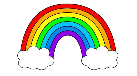 Rainbow colors clipart - Clipground