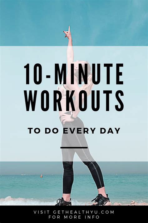 10 Minutes for 10 Days Challenge | 10 minute workout, 10 day workouts ...