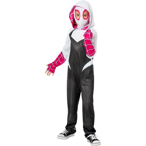 Spider-Man Gwen Spider-Verse Deluxe Costume - 6-8 | BIG W