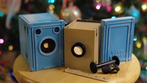 The box camera is back and it has interchangeable lenses