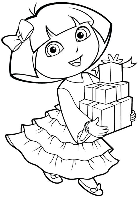 Princess Dora Coloring Pages at GetDrawings | Free download