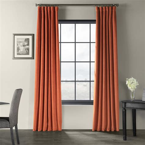 burnt orange curtains - Small living room ideas House & Garden