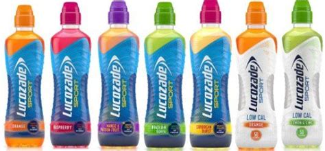 Lucozade Sports Drink Packaging Redesign