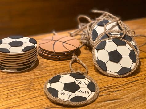 Soccer Ball Ornament Personalized Soccer Ornament Wood | Etsy