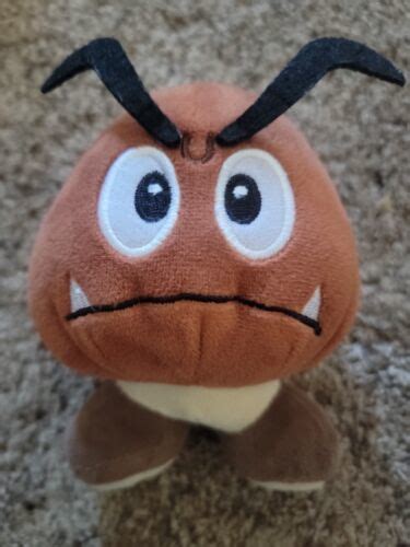 Super Mario Bros Goomba 6" Plush Toy Doll Stuffed Animal - Official ...