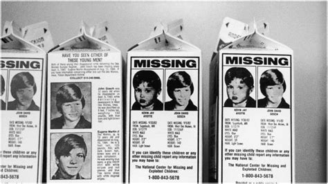 The children on the milk carton: Before AMBER alerts, authorities ...