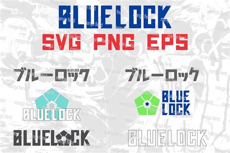 Blue Lock SVG Download Manga Vector logo pack BlueLock - Etsy Italia