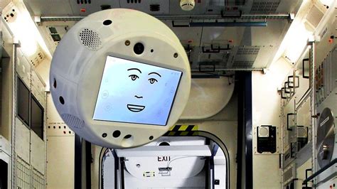 Floating robot Cimon sent to International Space Station - BBC News