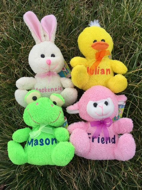 Personalized Easter stuffed animal personalized Easter gift