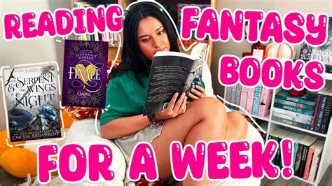 Reading Fantasy Books for a Week ! 🐉| spoiler-free reading vlog - YouTube