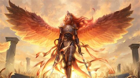 2560x1440 Resolution Angel Warrior Arrive 1440P Resolution Wallpaper ...