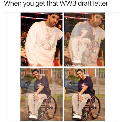 Drake wheelchair Memes