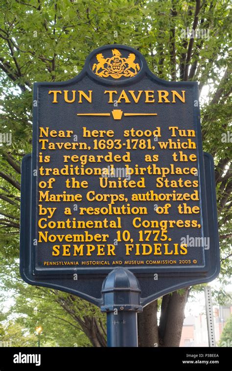 Tun Tavern Philadelphia PA Stock Photo - Alamy