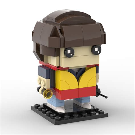 Will Byers MOC Custom Lego Brickheadz instructions Stranger Things