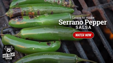 Spicy Salsa Recipe with Serrano Peppers | Red Meat Lover