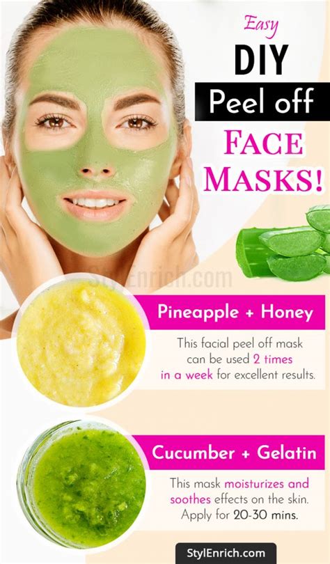 DIY Peel Off Face Mask For Beautiful And Glowing Skin!