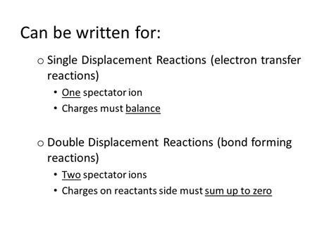 Wonderful Single Displacement Net Ionic Equation Gravitation Class 9 ...