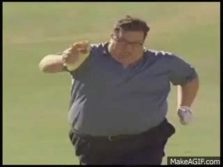 Fat Guy Running (to funny music) on Make a GIF