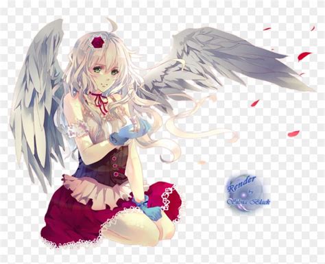 Picture - Anime Girl With Wings - Free Transparent PNG Clipart Images ...